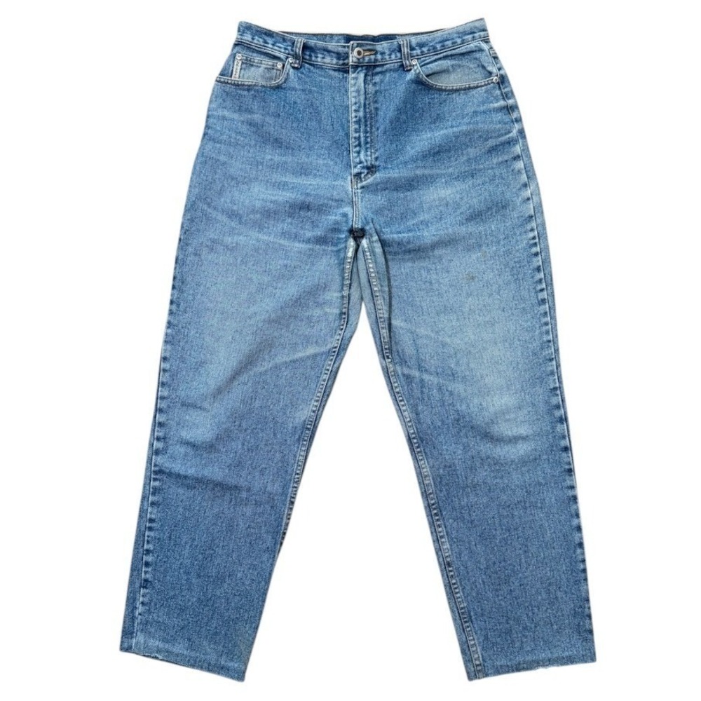 Vintage 90s Nevada Jeans Mens Straight Leg Blue Wash Denim Jeans 33" Faded Pants
